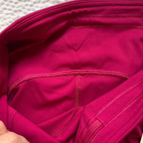 🌸 Lululemon Swift Speed High-Rise Crop 17" – Wild Berry Size 8 NWT #Barbiecore - Picture 3 of 5